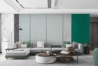 青海轻奢风格-客厅