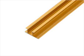 青海航空纤维墙咔铝合金带灯中条（钛金氧化）