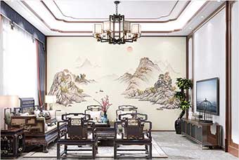 青海森佰汇航空纤维墙咔(巴山蜀水)