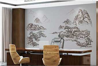 青海森佰汇航空纤维墙咔(山水之间)