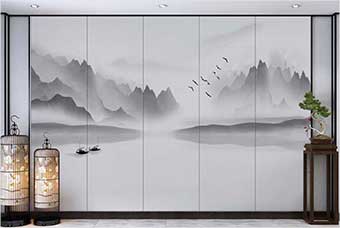 青海森佰汇航空纤维(山水画系列)