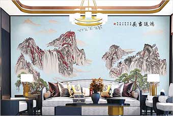 青海森佰汇航空纤维墙咔（鸿运当头）